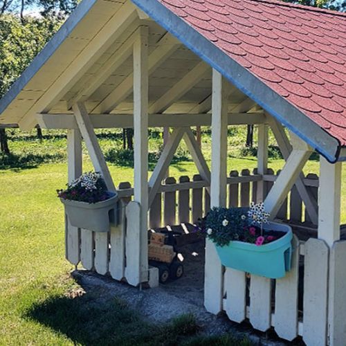 Aussenanlage Ferienhaus Weishaupt-Steffelin